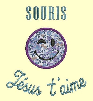 Souris Jésus t'aime